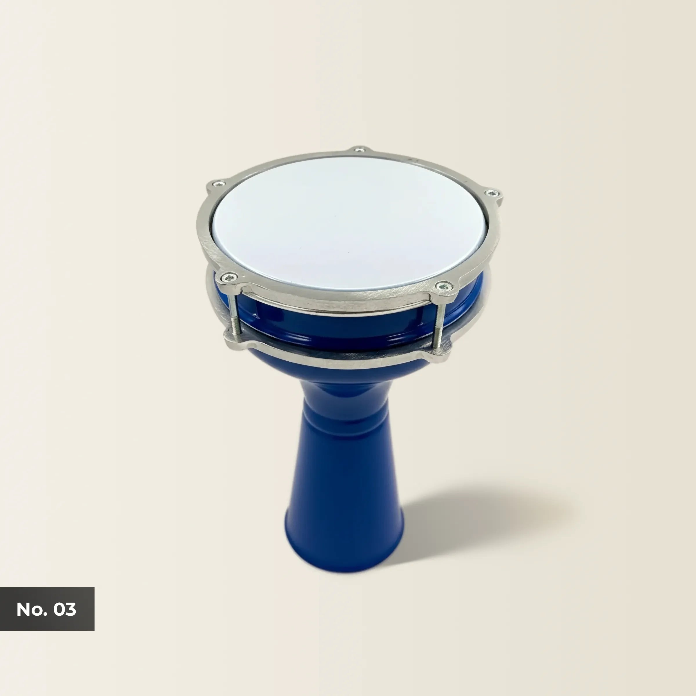 Sapphire Beat | Ocean Blue Turkish Style Kids Darbuka (Size No. 3)