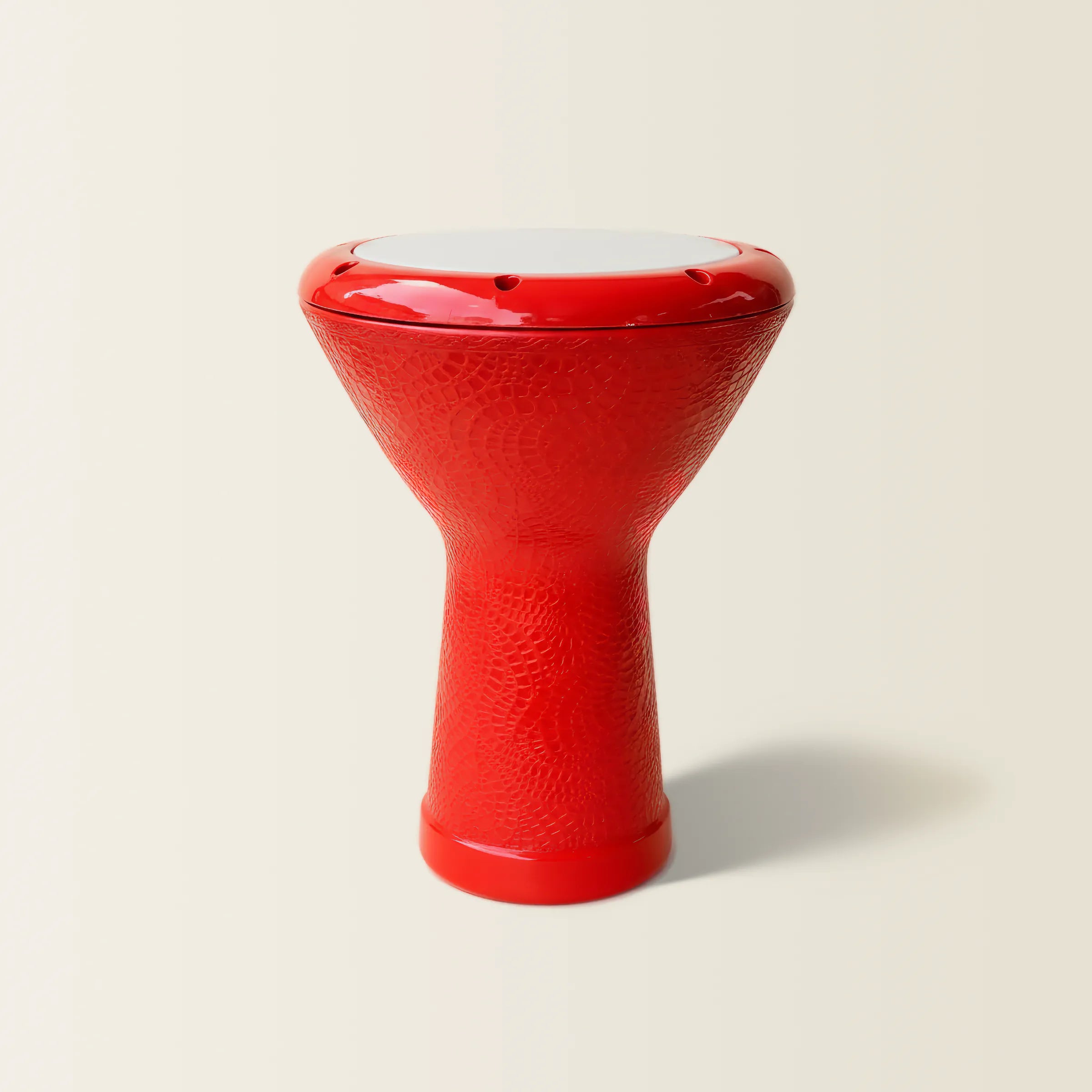 Scarlet Beat | Professional Red Fiberglass Egyptian Darbuka