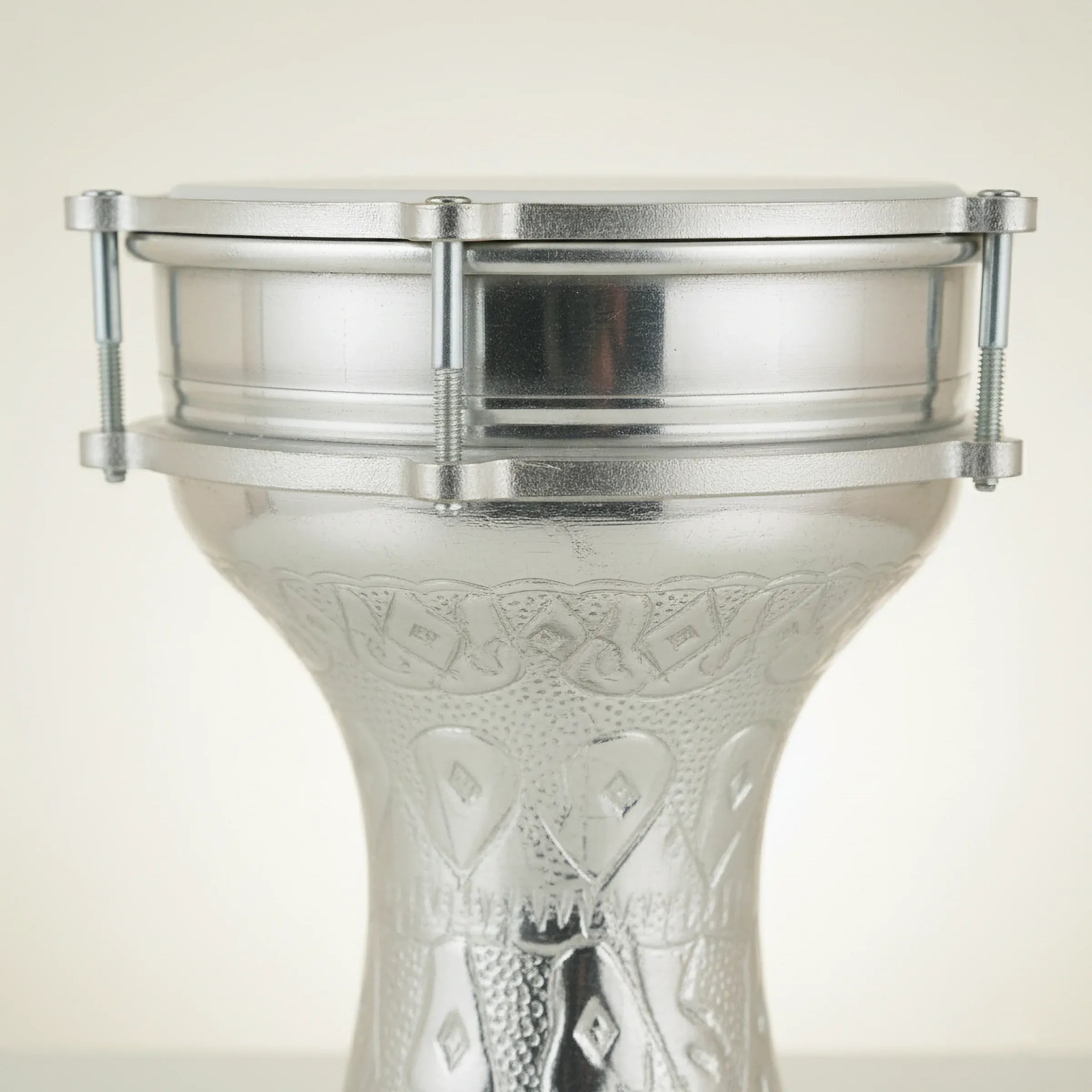 Sculpted Rhythm | Hammered Embossed Child Darbuka (Size No. 4)